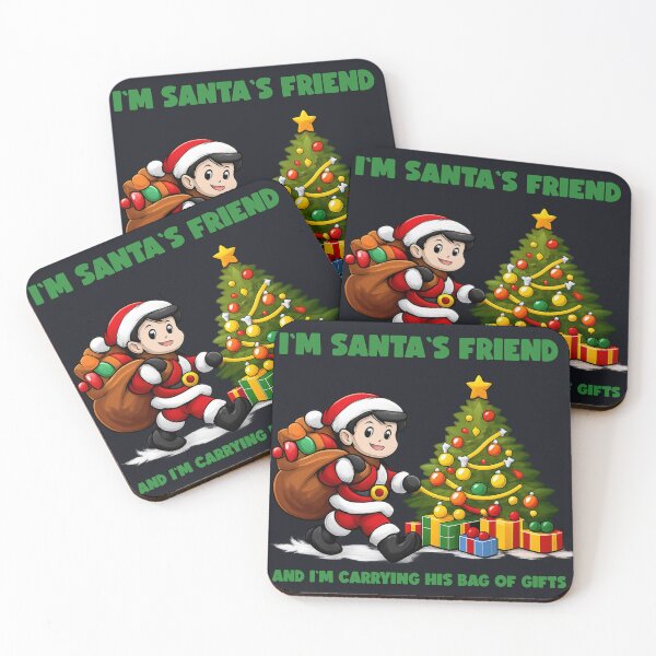 Item preview, I`M SANTA`S FRIEND AND I`M CARRYING HIS BAG OF GIFTS  designed and sold by PERSPECTIVERED.