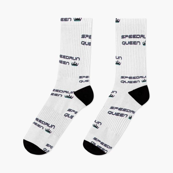 Item preview, Speedrun Queen Glitch Text – Cyber Gamer Aesthetic designed and sold by PHRASEandSTYLE.