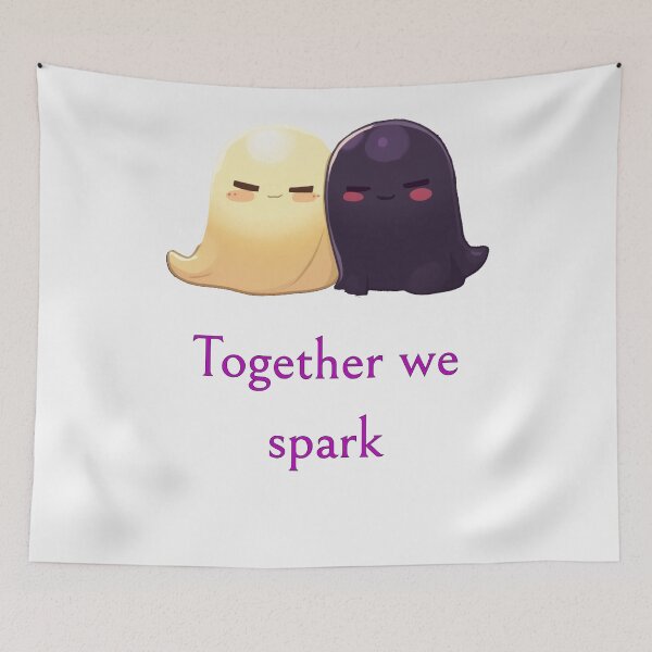 Item preview, Light & Shadow Slimes – Together We Spark designed and sold by Monzora.