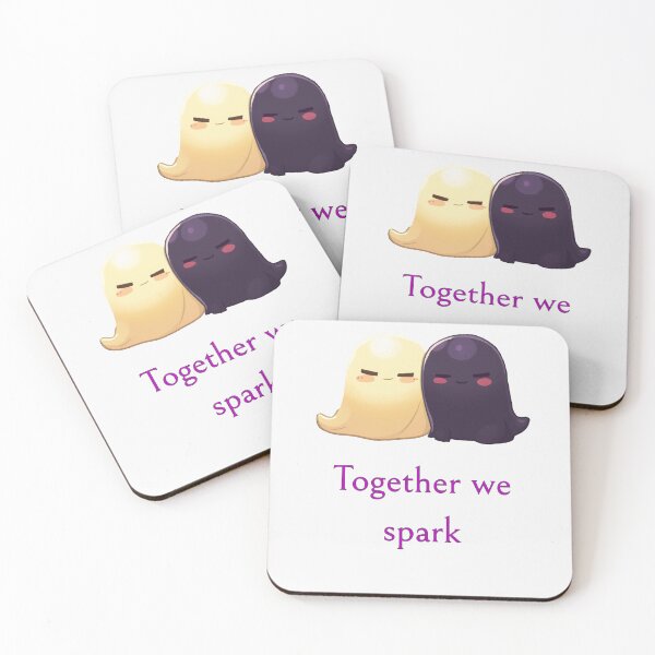 Item preview, Light & Shadow Slimes – Together We Spark designed and sold by Monzora.