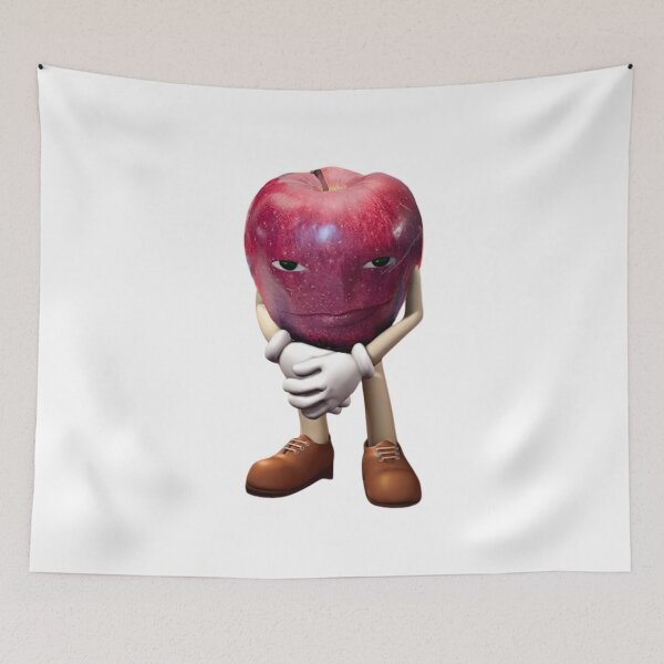 Item preview, Rizz Apple With A Face Standing Meme designed and sold by klaro45.