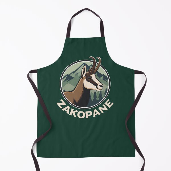 Item preview, Zakopane Poland Tatra Mountains Chamois Goat Badge Art designed and sold by LinaValearte.