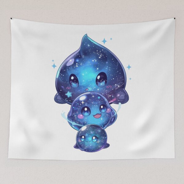 Item preview, Children of the Endless Void – Cosmic Galaxy Slime Family designed and sold by Monzora.