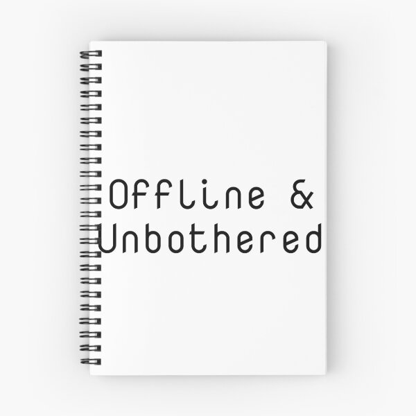 Item preview, Offline & Unbothered designed and sold by Ninjacatoff.