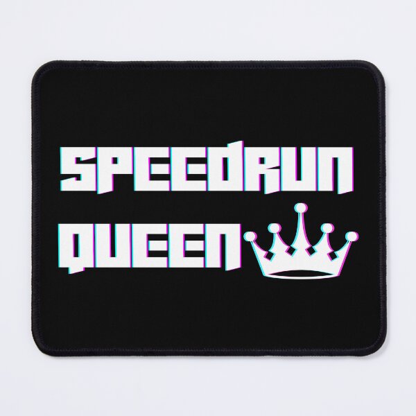 Item preview, Speedrun Queen Minimal Crown Design – Clean Gamer Style designed and sold by PHRASEandSTYLE.