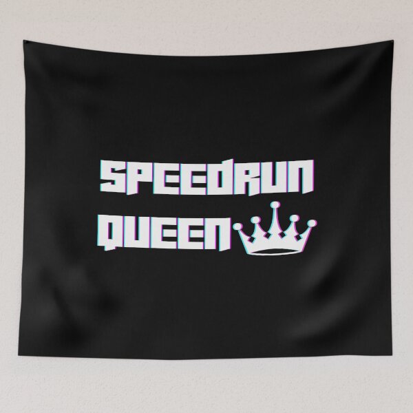 Item preview, Speedrun Queen Minimal Crown Design – Clean Gamer Style designed and sold by PHRASEandSTYLE.