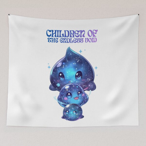 Item preview, Children of the Endless Void – Cosmic Galaxy Slime Family designed and sold by Monzora.