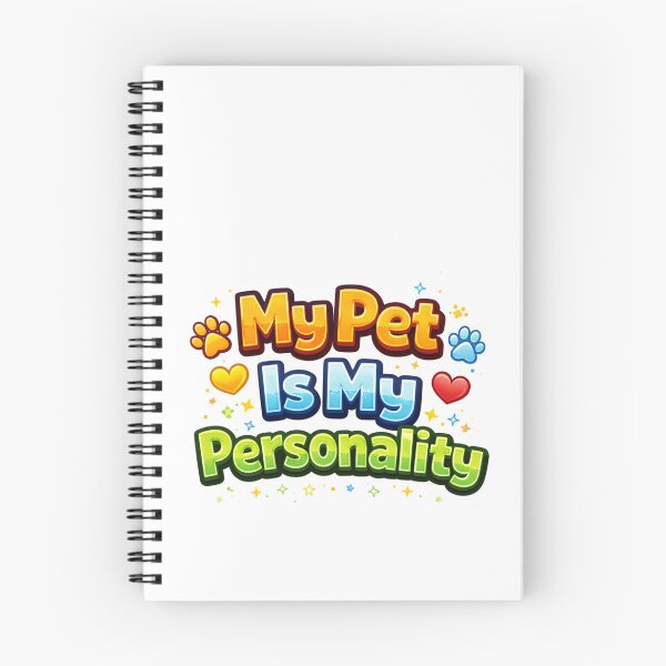 Item preview, My Pet Is My Personality – Funny Pet Lover Quote Design designed and sold by StyleLap.
