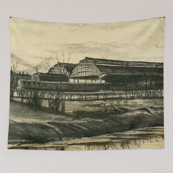Item preview, Vincent Van Gogh - Station In The Hague designed and sold by st1art.