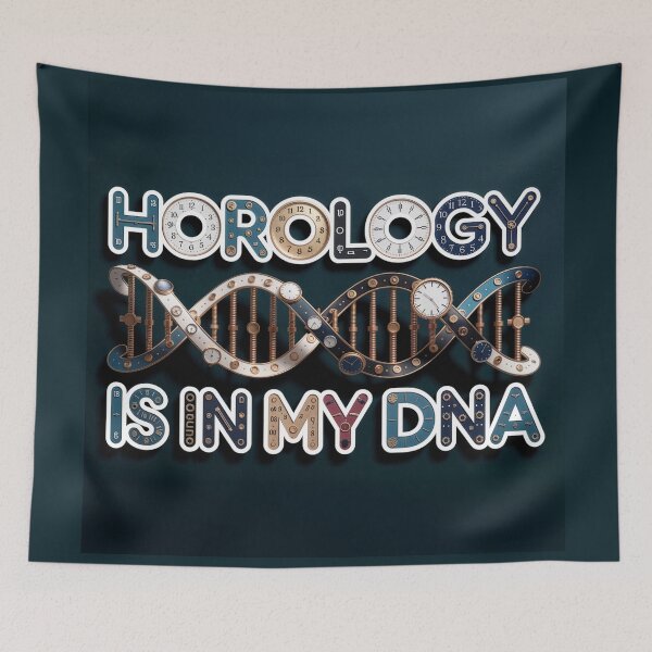 Item preview, Horology Is In My DNA – Vintage Watch Art designed and sold by WatchesAndMore.