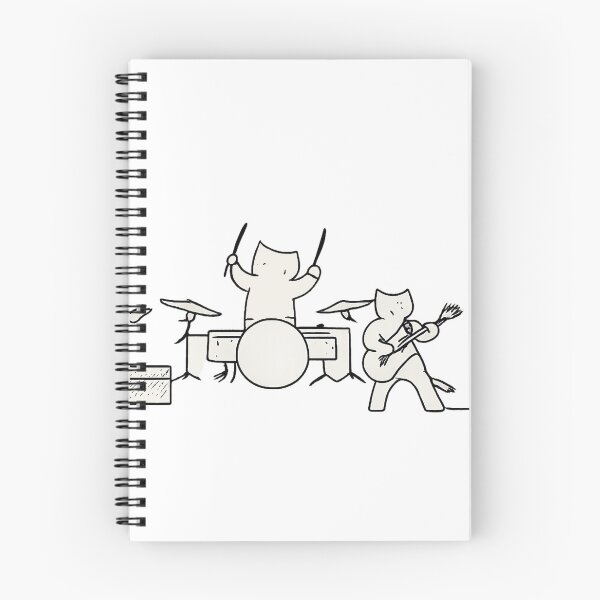 Item preview, The Archies - Minimal Line Art Music Cats designed and sold by Loose Parts.