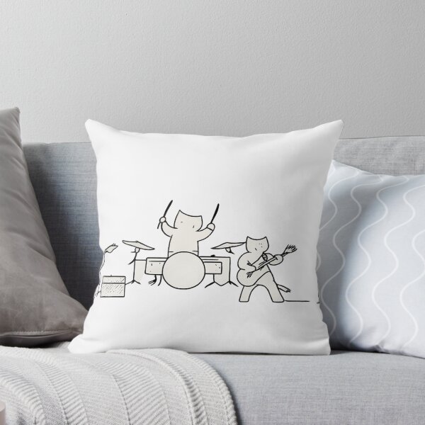 Item preview, The Archies - Minimal Line Art Music Cats designed and sold by Loose Parts.