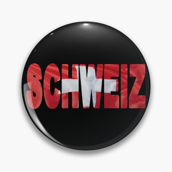 Item preview, SCHWEIZ - Flag Flying in Wind cut to Letters Souvenir Sticker Shirt designed and sold by Adam Gormley.