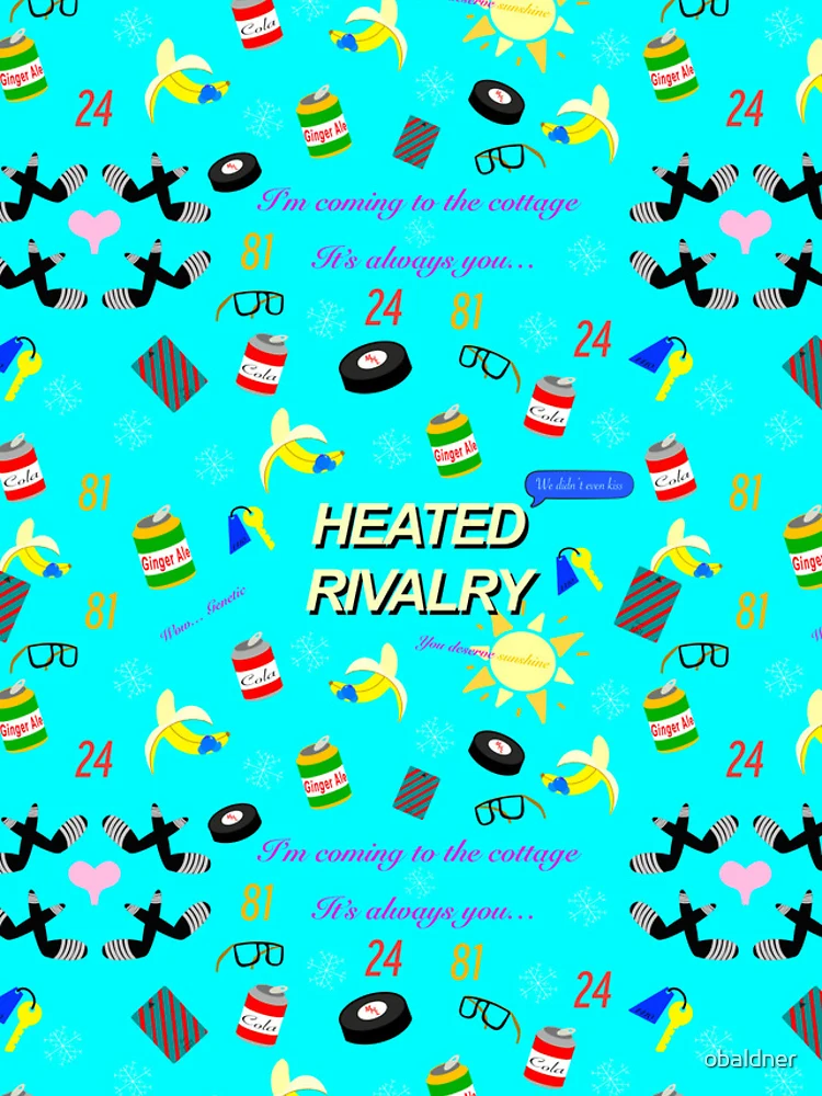 Thumbnail 5 of 5, iPhone Case, Heated Rivalry Repeatable Pattern designed and sold by obaldner.