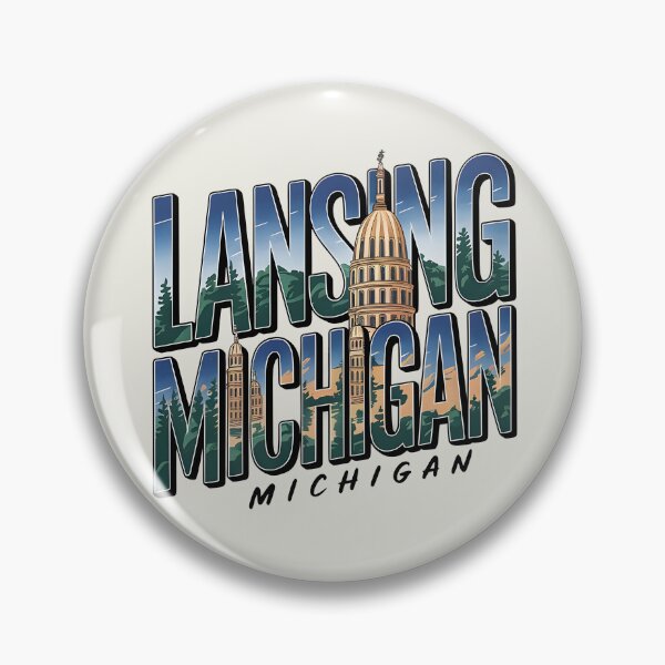Item preview, Lansing, Michigan, Lansing Michigan designed and sold by MoMidoStore.