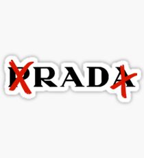 Prada Rad Aufkleber Sticker