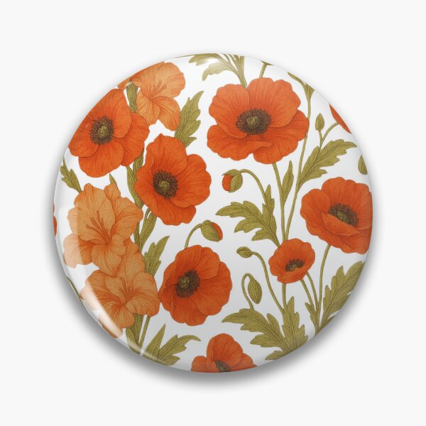 Item preview, August | Gladiolus and Poppy designed and sold by vagar.
