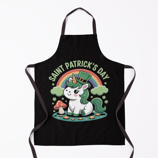 Item preview, Green Shamrocks Irish Cute Unicorn Girls St Patrick's Day designed and sold by sonlylya.
