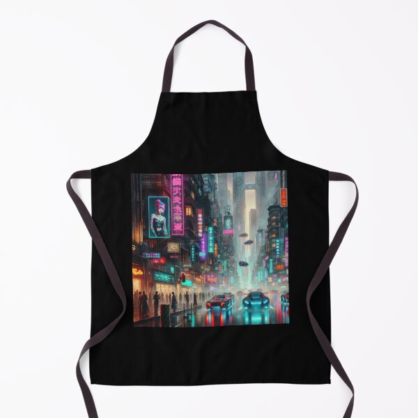 Item preview, Asian Cyperpunk Futuristic City Neon-Like Street Scene designed and sold by DEC02.
