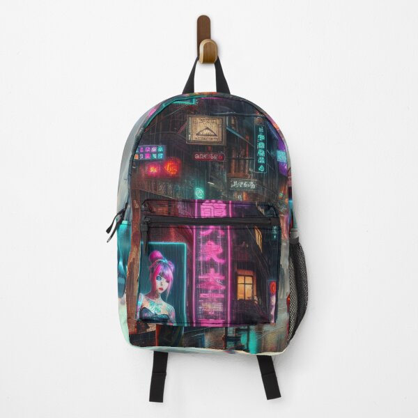 Item preview, Asian Cyperpunk Futuristic City Neon-Like Street Scene designed and sold by DEC02.
