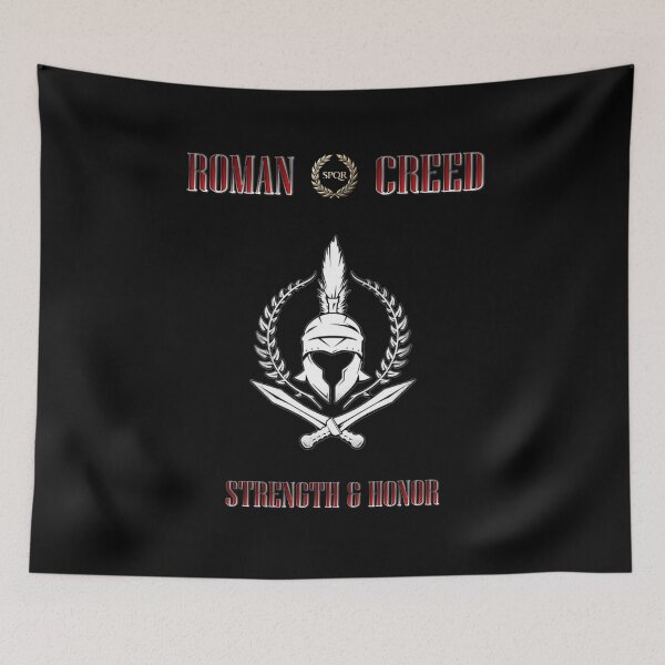 Item preview, ROMAN CREED: STRENGTH & HONOR / ROMAN HELMET SYMBOL designed and sold by MK-GRAPHICS2020.