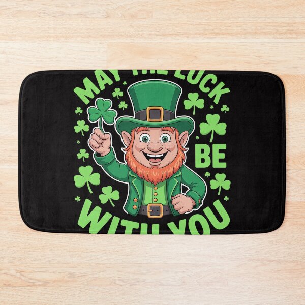 Item preview, Leprechaun Shamrock Clover May The Luck Be With You designed and sold by sonlylya.