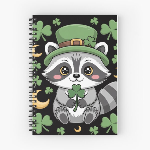 Item preview, Leprechaun Raccoon Shamrock St. Patrick's Day 2026 designed and sold by sonlylya.