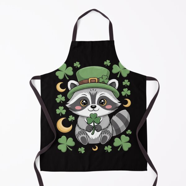 Item preview, Leprechaun Raccoon Shamrock St. Patrick's Day 2026 designed and sold by sonlylya.