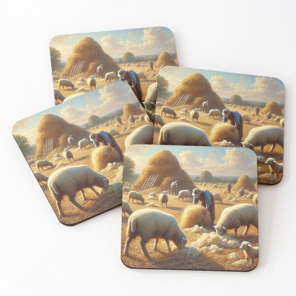 Item preview, Sheepism – Harvest of Wool and Wheat designed and sold by Thpoar.