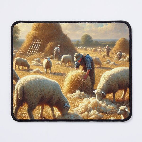 Item preview, Sheepism – Harvest of Wool and Wheat designed and sold by Thpoar.