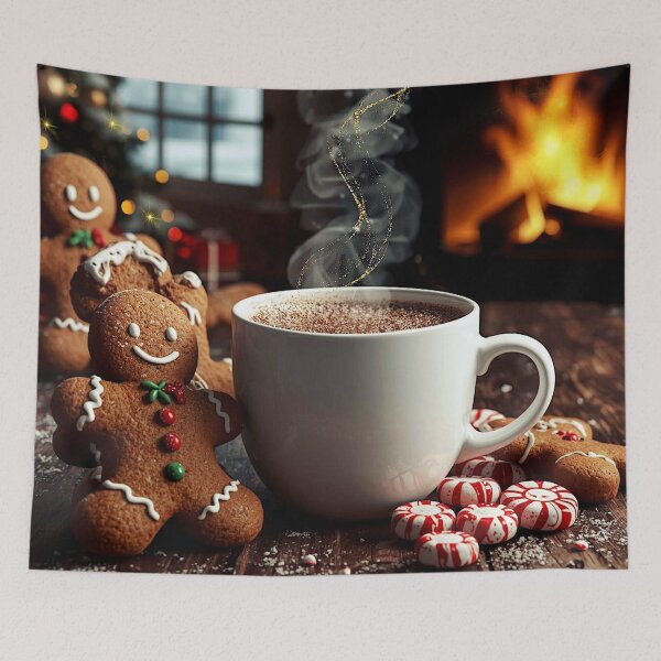 Item preview, Hot Chocolate Peppermint Spice Gingerbread Man designed and sold by shaang.