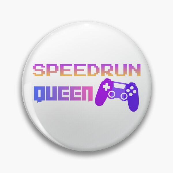Artikelvorschau, Speedrun Queen Neon Pixel Controller – Retro-futuristisches Gamer-Design entworfen und verkauft von PHRASEandSTYLE.