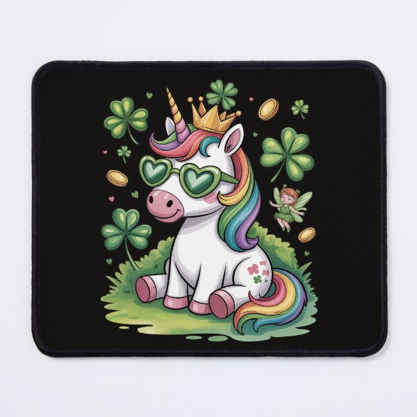 Item preview, Cute Unicorn Shamrock St Patricks Day Girls Kids Lepricorn designed and sold by ForestMmost.