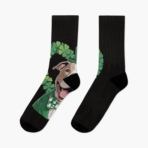 Item preview, Cute Pitbull Shamrock St. Patricks Day Pittie Dog Lover designed and sold by ForestMmost.