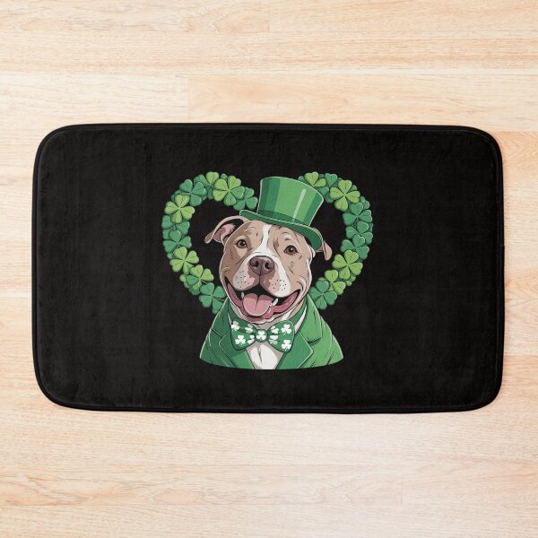 Item preview, Cute Pitbull Shamrock St. Patricks Day Pittie Dog Lover designed and sold by ForestMmost.