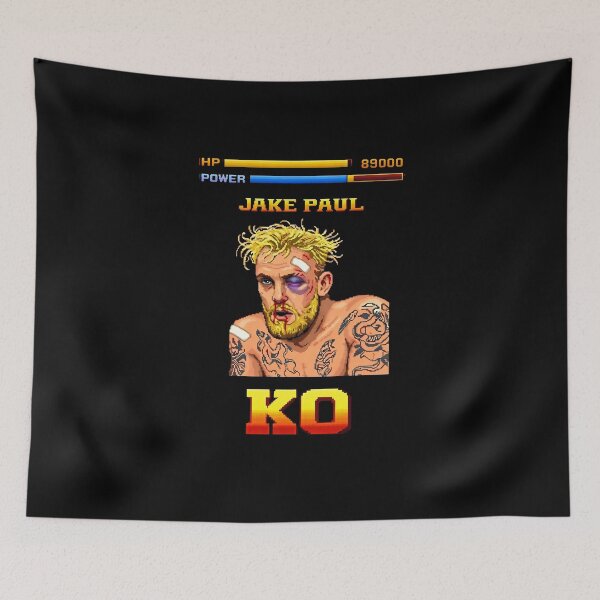Item preview, jake paul KO fight games boxing  designed and sold by Blck-Acid-Devil.