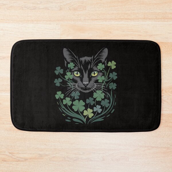 Item preview, Cat Leprechaun Irish Shamrock Cat St Patricks Day designed and sold by ForestMmost.