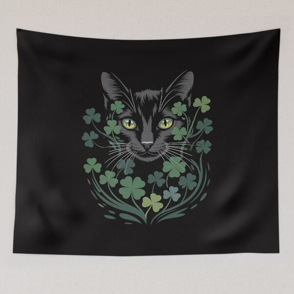 Item preview, Cat Leprechaun Irish Shamrock Cat St Patricks Day designed and sold by ForestMmost.
