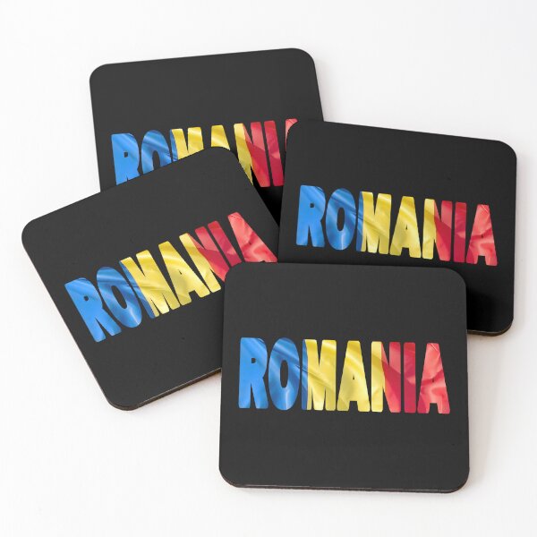 Item preview, ROMANIA - Flag Flying in Wind cut to Letters Souvenir Sticker Shirt designed and sold by Adam Gormley.