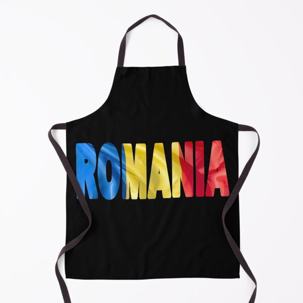 Item preview, ROMANIA - Flag Flying in Wind cut to Letters Souvenir Sticker Shirt designed and sold by Adam Gormley.