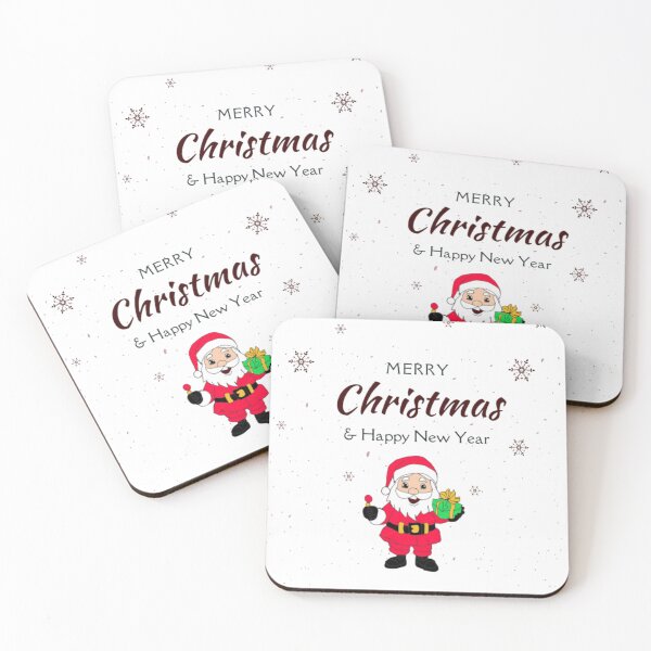 Item preview, Merry Christmas Happy New Year Cute Santa Claus designed and sold by InspiredCreatives.
