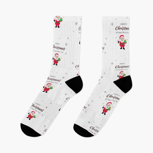 Item preview, Merry Christmas Happy New Year Cute Santa Claus designed and sold by InspiredCreatives.