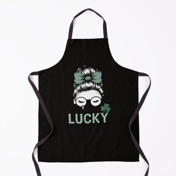 Item preview, Bleached One Lucky Mama Tie Dye Messy Bun St Patricks Day designed and sold by ForestMmost.