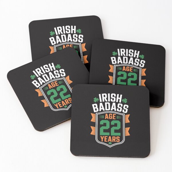 Item preview, 22 Years Old Irish Birthday Gift Ireland Flag Patrick's Day designed and sold by ForestMmost.