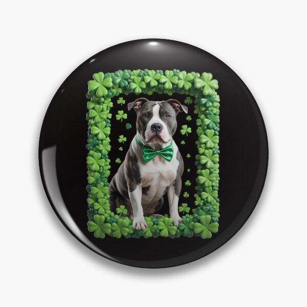 Item preview, Blue Nose Pitbull St Patricks Day Lover Irish Shamrock Dog designed and sold by ForestMmost.