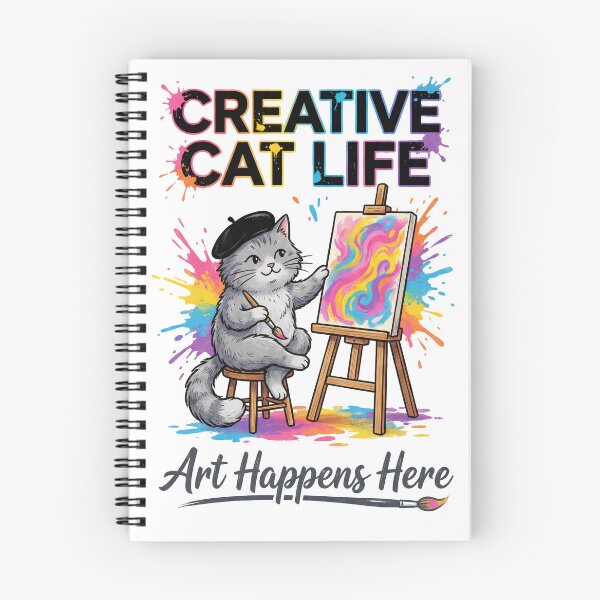 Item preview, Creative Cat Life, Funny Artist Gift  designed and sold by Quillway.