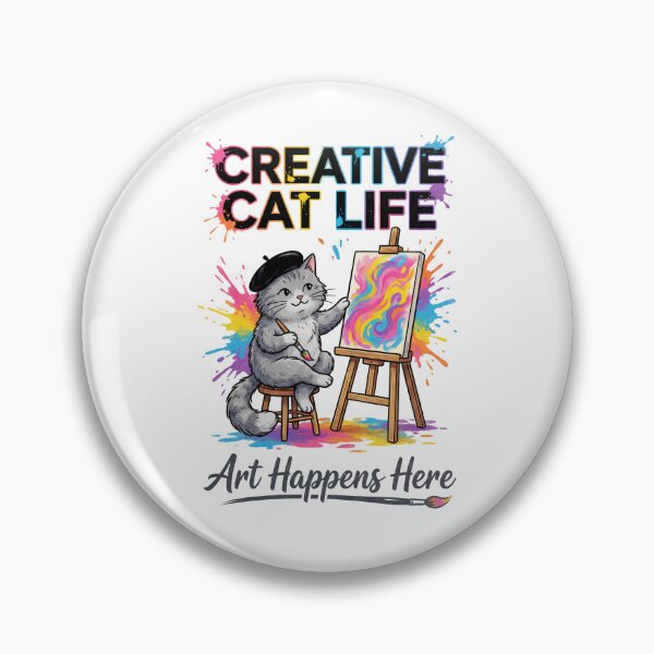 Item preview, Creative Cat Life, Funny Artist Gift  designed and sold by Quillway.