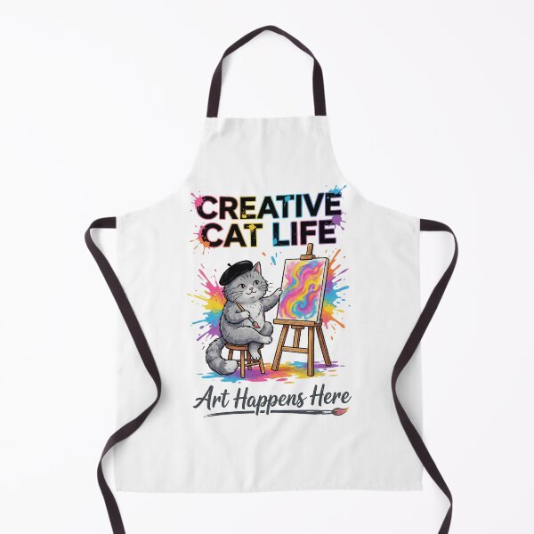 Item preview, Creative Cat Life, Funny Artist Gift designed and sold by Quillway.