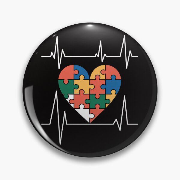 Item preview, Love Heart Puzzle Acceptance Men Women Kids Autism Awareness designed and sold by ForestMmost.