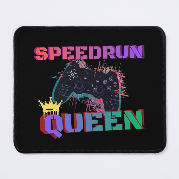 Item preview, Speedrun Queen Glitch Controller Artwork — Urban Gamer Graphic Tee designed and sold by PHRASEandSTYLE.